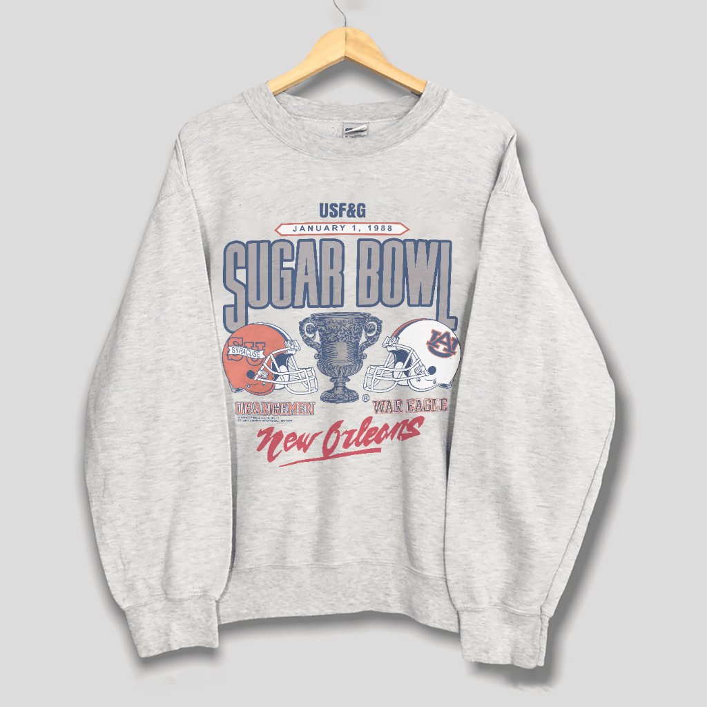 Vintage Auburn Tigers Vs Syracuse Orange Sugar Bowl Football Unisex Sweatshirt